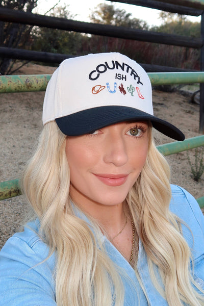 Country-ish Embroidered Hat