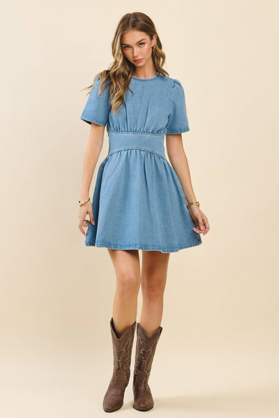 Tay Denim Mini Dress