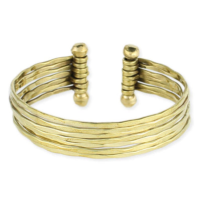 Gold Lined Cuff Bracelet