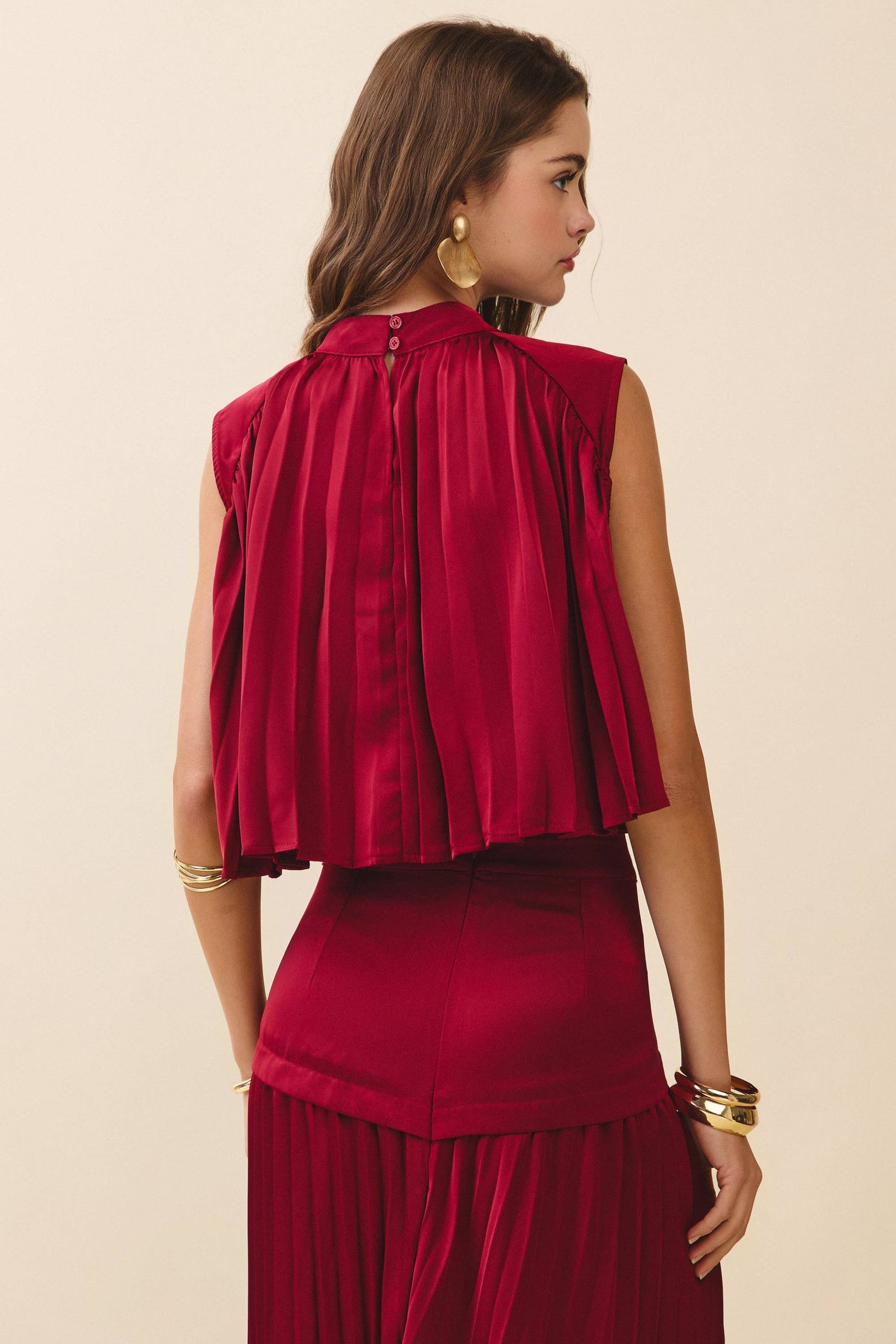 Marissa Pleated Top