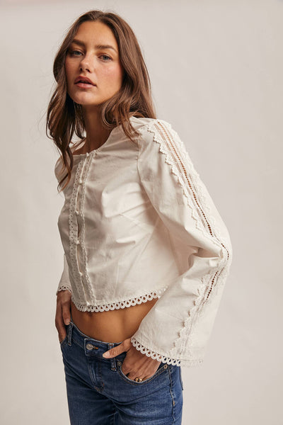 Hendley Eyelet Top