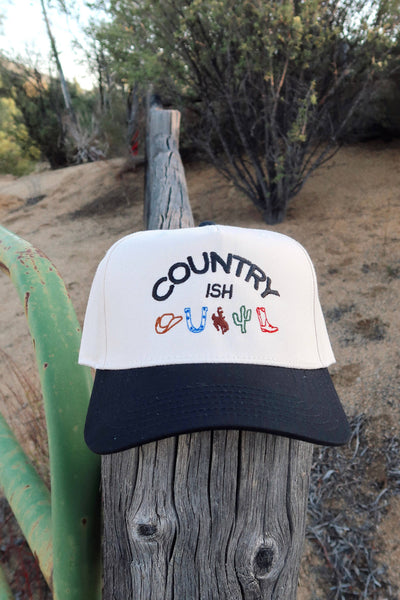 Country-ish Embroidered Hat