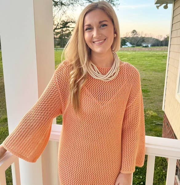 Macie Ecru Strand Necklace