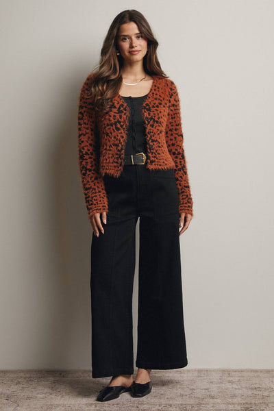 Buckeye Black Wide-Leg Jeans