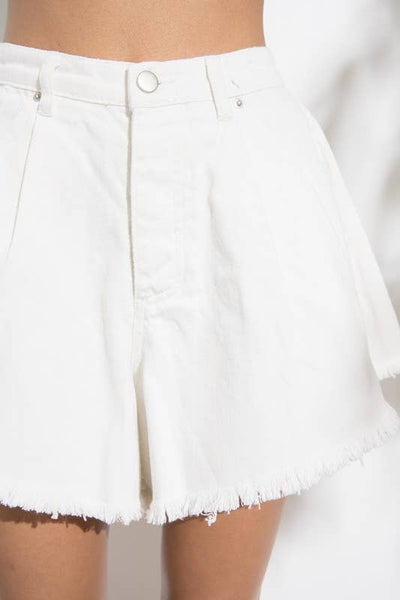 Celeste Raw Hem Cutoff Shorts