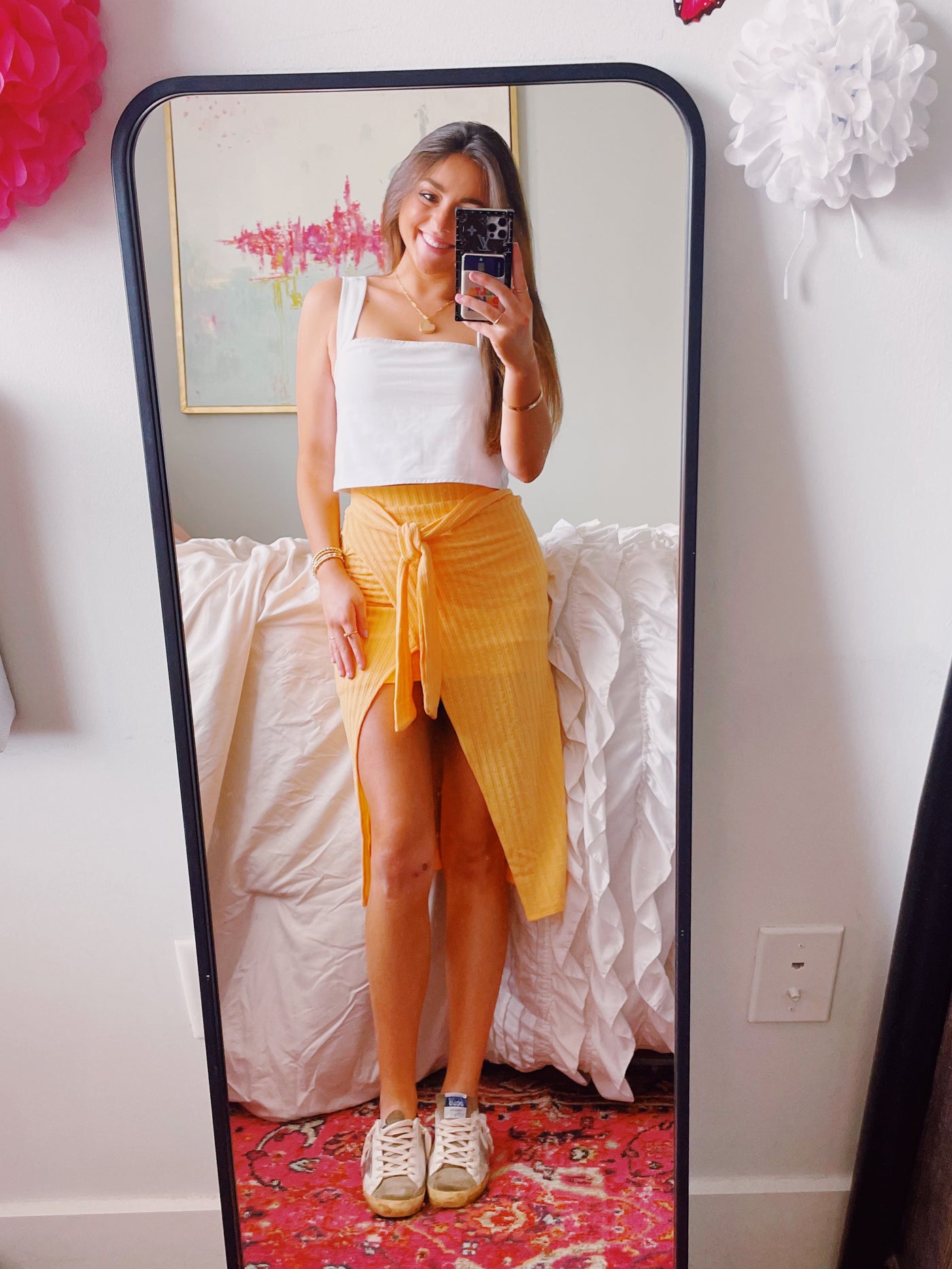 Ellie Wrap Knit Midi Skirt