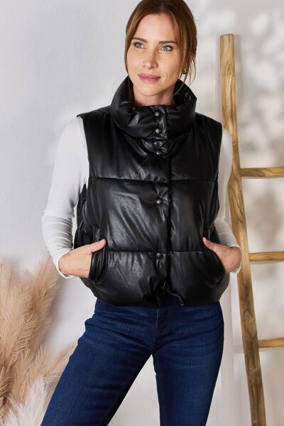 Miranda Faux Leather Vest